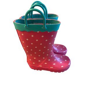 Kids’ 11 Carter’s Kids' Rain Boots Strawberry